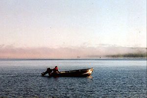 Fishing on Lac Nominingue